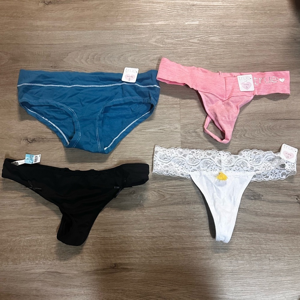 True by Rue 21 Panties 3 Thongs & 1 Boycut Size Small